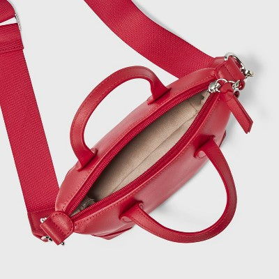 Girls' Mini Satchel Crossbody Bag - art class Red