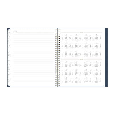 Marie Kondo for Blue Sky 2025 Monthly Planner 10.14"x8.15" Wirebound Hana Navy: Adult Agenda, Stationery, Tabs