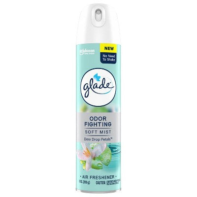 Glade Aerosol Room Air Freshener Spray - Dewdrop Petals - 8oz