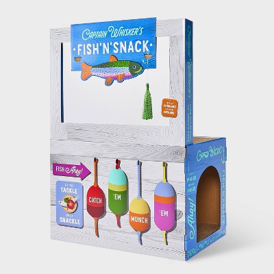 Fish N Snack Shack Novelty Cat Scratcher - Assorted Grays - 31" - Boots & Barkley