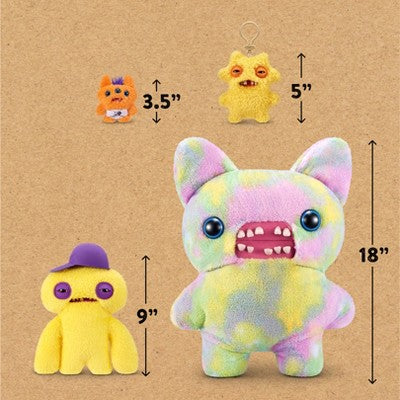 Fuggler 9" Fugg Life Squidge Yellow Stuffed Animal