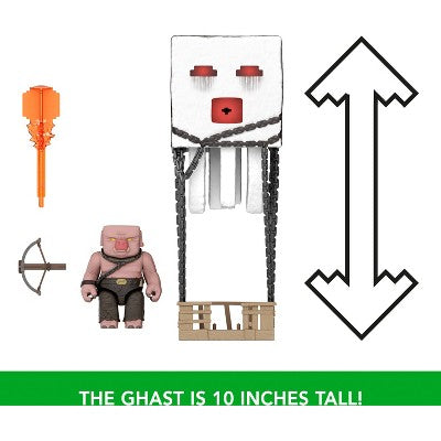 Minecraft Blast Attack Ghast Action Figure Set