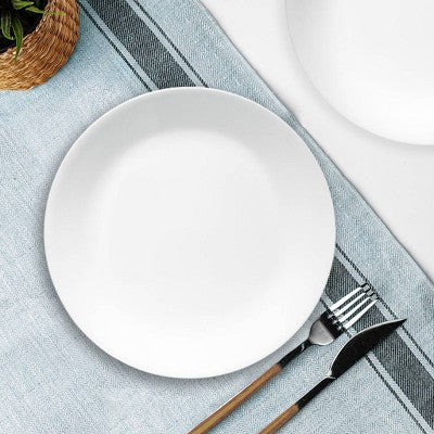 Corelle 8" Livingware Luncheon Plate Winter Frost White