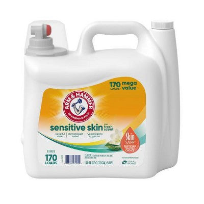 Arm & Hammer Sensitive Skin Plus Liquid Laundry Detergent - 170 fl oz