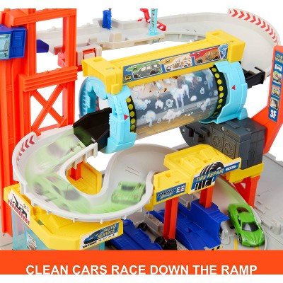 Matchbox Super Auto Center Toy Vehicle Playset - 33pk