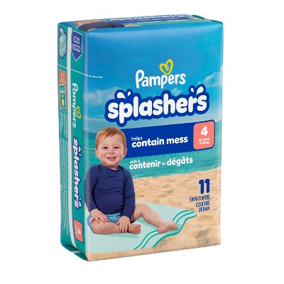 Pampers Splashers Disposable Swim Diapers Convenience Pack - Size 4 - 11ct