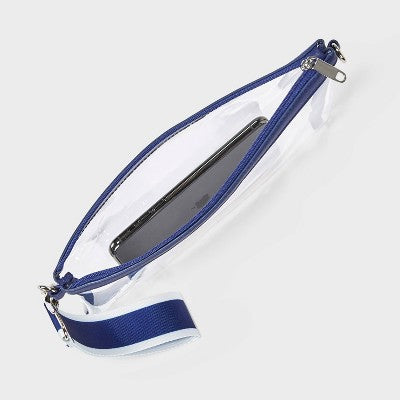 Game Day Clear Wristlet Clutch - Wild Fable Navy Blue