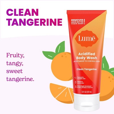 Lume Body Wash Tube - Citrus/Tangerine Scent - 7oz