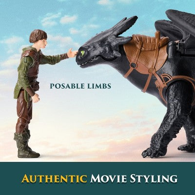 How to Train Your Dragon Viking and Toothless Action Figure