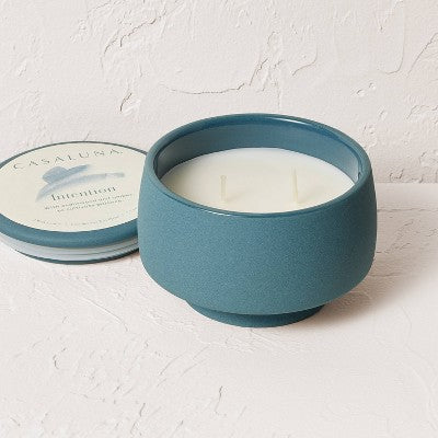 2 Wick Lidded Intention Jar Candle 7.5oz - Casaluna