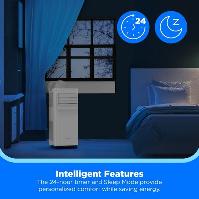 Midea 7,000 BTU DOE Smart Portable Air Conditioner, For Spaces Up to 300 sq. ft., White (LOCAL PICKUP ONLY)