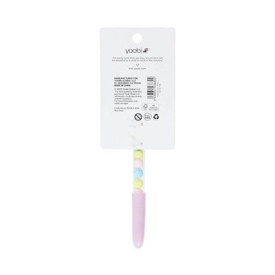 Yoobi Novelty Pom Pom Bead Pen Lilac