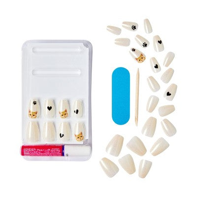 KISS Products Gel Fantasy Fake Nails - Pilot - 31ct