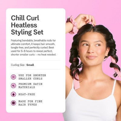 Gimme Beauty Chill Curl Heatless Styling Set - Short & Fine Hair - 4ct