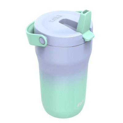 Zak Designs 14 fl oz Double Walled Stainless Steel - Periwinkle Blue/Mint