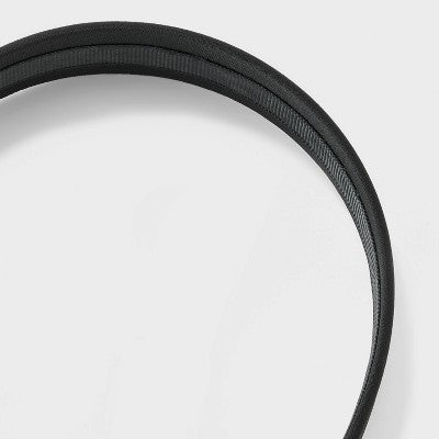 Padded Headband - A New Day Black: Hair Styling Accessory, Recycled Polyester, Solid Pattern
