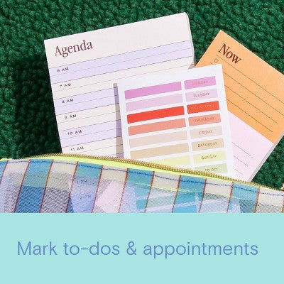 Noted by Post-it Colorful Stickers for Journals, Planners & Calendars - 96ct