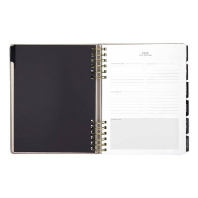 Altitude 8"x10" Weekly/Monthly Planner Warm Gray 15 Month Bamboo Paper Recycled Stickers and Pocket Folder