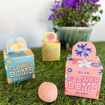 Modern Sprout Flower Bomb Yellow Sunburst