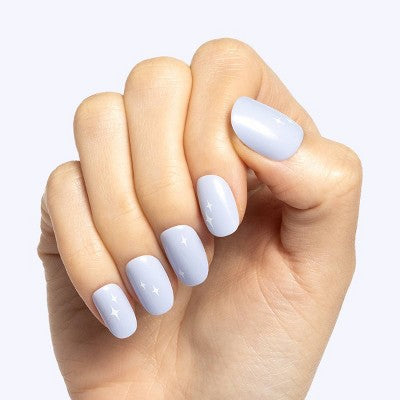 Olive & June Fake Nails - S Round - Sparkle Accent - 32ct