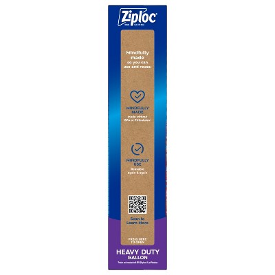 Ziploc Heavy Duty Gallon Food Storage Bags - 10ct