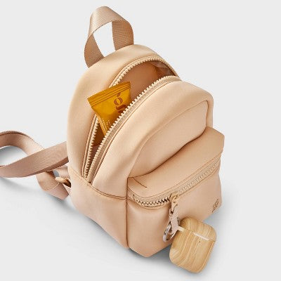 8.5" Neoprene Mini Backpack Cream - All In Motion