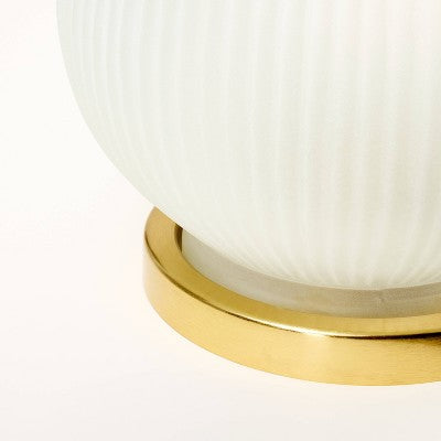 Round Ribbed Glass Table Lantern Clear - kate spade new york x Target