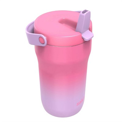 Zak Designs 14 fl oz Stainless Steel Tumbler - Pink/Purple Ombre