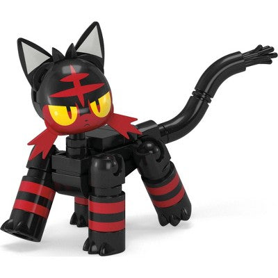 MEGA Pokemon Litten Building Toy Kit Poseable Action Figure 32pc