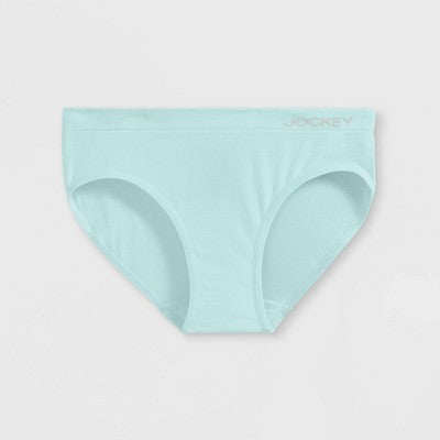 Jockey Generation Girls' 3pk Seamfree Bikini - Blue/Beige S