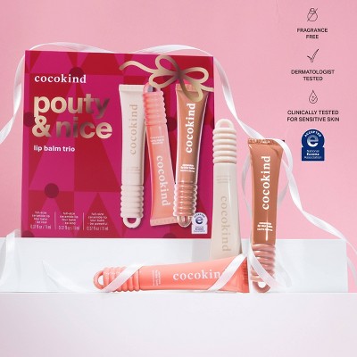 cocokind Holiday Lip Gift Set - 3ct