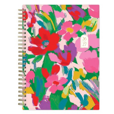 Rhi James for Blue Sky Weekly/Monthly Planner Notes (15 Month) Wirebound 5.875"x8.625" Printed - Floral Brushstroke
