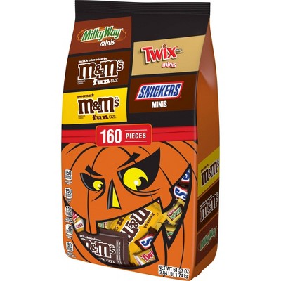 Mars - M&M's, Snickers, Twix, Milky Way Variety Bag - 61.57oz/160ct BBD: 04/2026