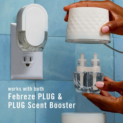 Febreze Plug Scent Booster Downy Calm Starter Kit - 0.87 fl oz/2ct: Electric, Oil, Air Freshener Holders