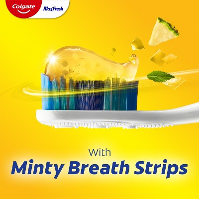 Colgate Max Fresh Anticavity Fluoride Toothpaste - Pineapple Coconut Crush with Mint - 4.5oz