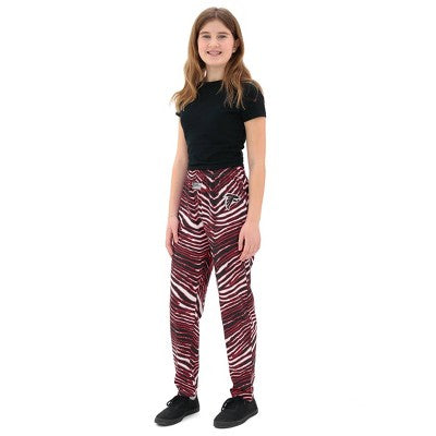 NFL Atlanta Falcons Zubaz Youth Zebra Screen Pants - 8/10