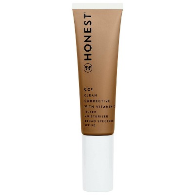 Honest Beauty CC Tinted Moisturizer with Vitamin C and Blue Light Defence - SPF 30 - Sonoran Deep Rich - 1 fl oz
