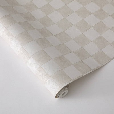 Tempaper & Co. Classic Check Textured Peel and Stick Wallpaper by Jeremiah Brent (LOCAL PICKUP ONLY)