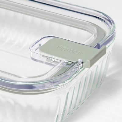 4c Rectangle Glass Meal Prep Food Storage Container - Figmint