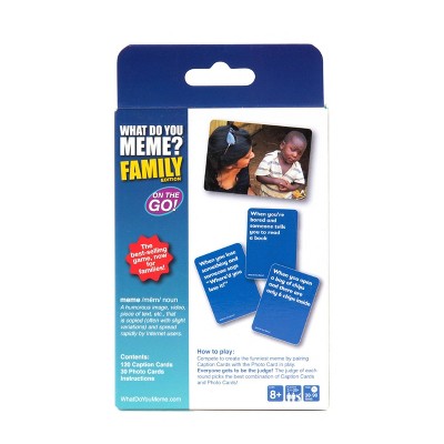 What Do You Meme? Family Travel Edition Game