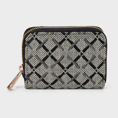 Small Zip Wallet - A New Day Black