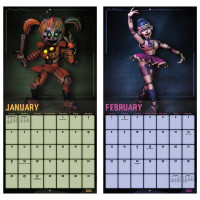 DateWorks 12"x12" 2026 Five Nights at Freddy's Wall Calendar