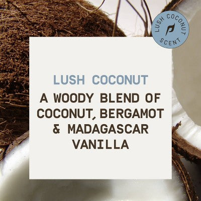 Papatui Men's Exfoliating and Hydrating Sulfate-Free Coconut Oil Body Wash - Lush Coconut - Trial and Travel Size - 3 fl oz
