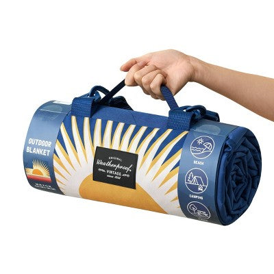 Weatherproof Vintage Sun Throw Blanket