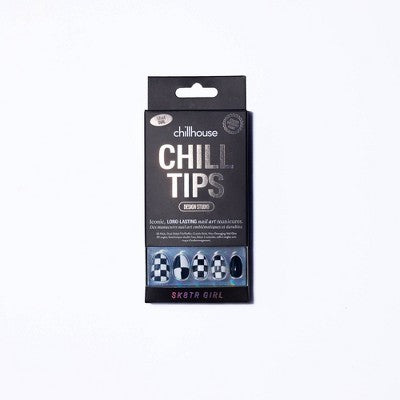 Chillhouse Chill Tips Press-On Nail Set - Design Studio - SK8TR GRL - 24ct