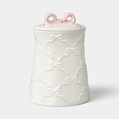 50.64 fl oz Bow Food Canister Cream - Room Essentials