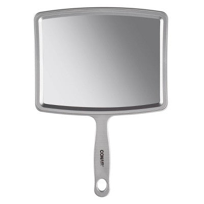 Conair Large Surface Rectangular Mirror - Standard Magnification - Handheld - Rose Gold or Silver