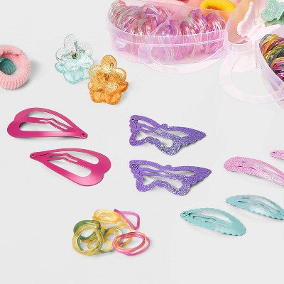 Toddler 228pc Butterfly Hair Clip and Pin Set - Cat & Jack