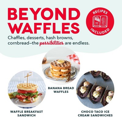 Dash Ceramic Nonstick Mini Maker Waffle Aqua