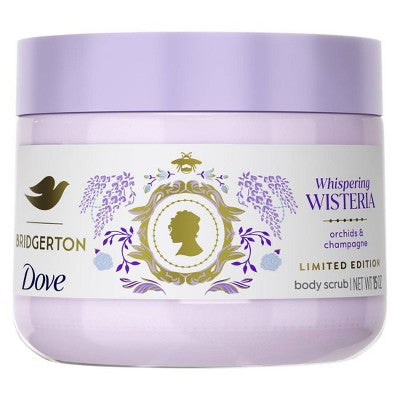 Dove Beauty Limited Edition Bridgerton Body Scrub - Whispering Wisteria - Orchids & Champagne Scent - 15oz